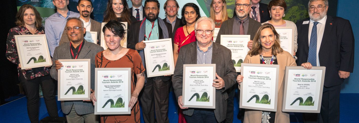 Announcing the finalists for the annual  WTM World Responsible Tourism Awards 2019