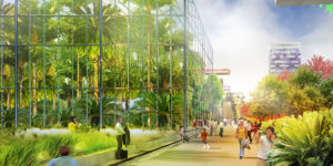 An artist rendition of how Floriade Green City could look