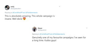 Parkdean Resorts campaign Twitter reaction