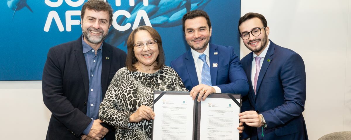 South Africa and Brazil sign trade marketing agreement at WTM London 2023